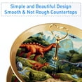 thumbnail image 2 of Dinosaur Elegant Plastic Disc Cake Holder with Iron Pillars | 32cm/12.5in Height and 21cm/24cm/27cm Plates, 2 of 6