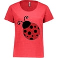 thumbnail image 3 of Inktastic Ladybug Women's Plus Size T-Shirt, 3 of 5