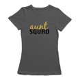thumbnail image 1 of Aunt Squad Graphic Women's Charcoal T-shirt, 1 of 1