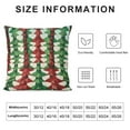 thumbnail image 5 of COMIO  Throw Pillow Covers,Pillowcase Decor for Couch Sofa Bedroom Car Living Room,Christmas Tree Seamless Pattern, 5 of 5