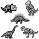 thumbnail image 1 of 5pcs Colorful Dinosaur Brooch Pins Cute Enamel Pin Set Cartoon Brooch for Clothes Bags Backpack, 1 of 4