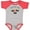 Baseball Heather and Red, variant on Inktastic Kawaii How I Roll Sushi Boys or Girls Baby Bodysuit