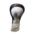 thumbnail image 2 of Golf Headcover Black and White Vintage Leather Style Driver Head Cover Fits 460cc Drivers, 2 of 5
