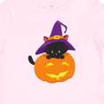 thumbnail image 4 of Inktastic Halloween Cat, Black Cat, Witch Hat, Pumpkin Boys or Girls Baby T-Shirt, 4 of 5