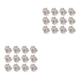 thumbnail image 4 of Servilleteros de metal Injueey paquete de 12 Colorfast Decoraciones Plata, 4 of 6