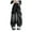 style-01 Black, variant on Jeans for Girls High Waist Girl's Print Cargo Pants Flap Pocket Mid Waist Wide Leg Casual Jeans Size 13-14 (Light Blue,13-14 Years)
