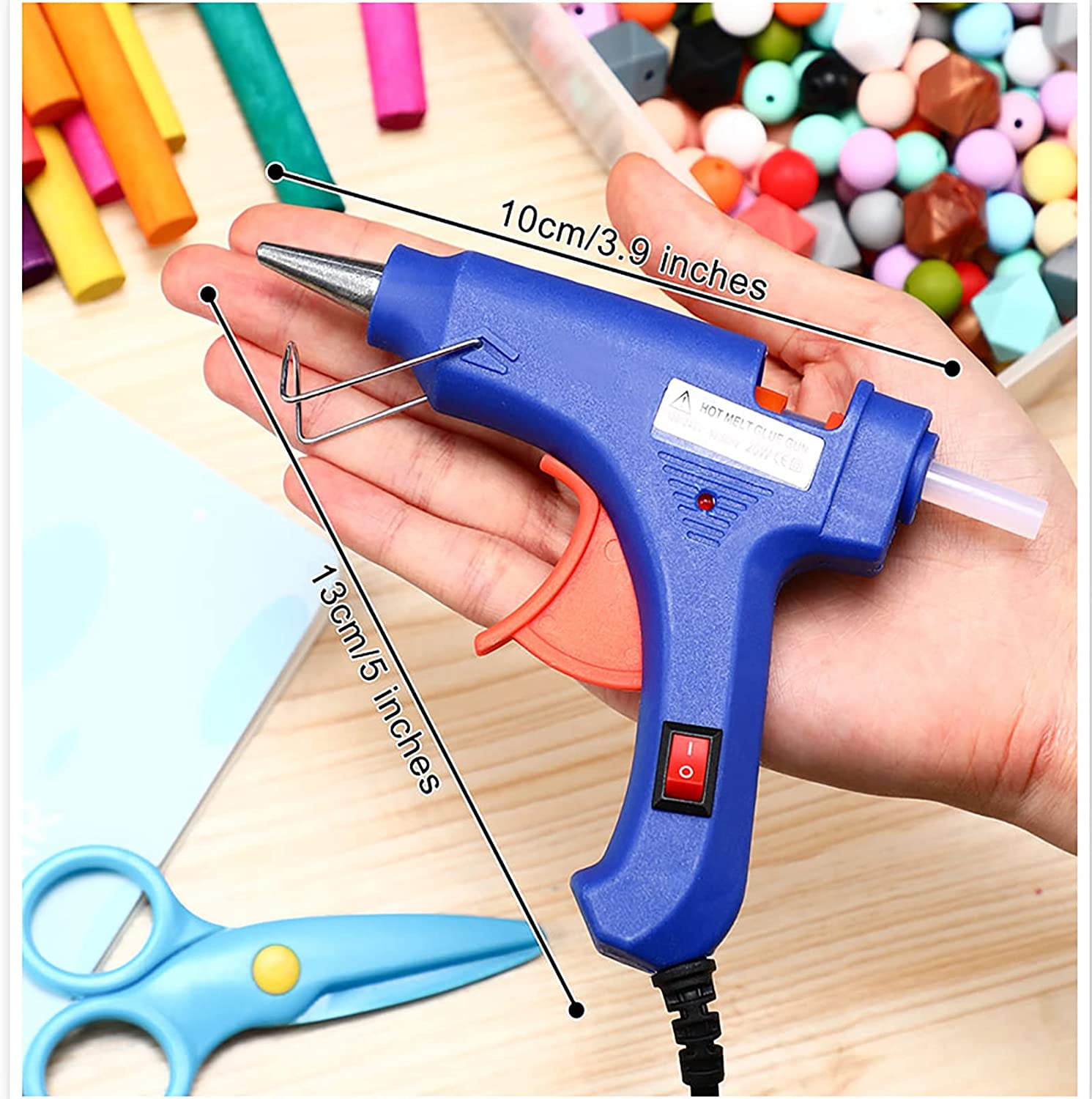  Neitsi Hot Glue Gun,Mini Hot Glue Gun Kit with 12pcs Glue  Sticks for School Crafts DIY Arts Projects,20W Glue Gun and Sticks Set for  Quick Home Repairs : Arts, Crafts 