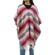 Traditional Mexican Ponchos, San Carlos Panchos for Women and Men, Great for Fiestas, Parties, Costumes, or Hiking