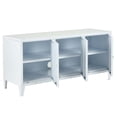 thumbnail image 3 of Topcobe Small Storage Cabinet with Doors, Free Standing Bathroom Storage Cabinet for Living Room Kitchen, Entryway Floor Cabinet Kitchen Cupboard for Home, 3 of 7