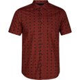 thumbnail image 1 of Hurley Beholder - Camiseta con botones para hombre, color naranja, grande Hurley Botones al frente, 1 of 1