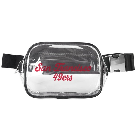 San Francisco 49ers Clear Belt Bag