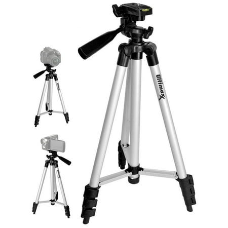 Ultimaxx 50" Inch Lightweight Portable Camera Tripod Stand with Carrying Bag for Sony, Nikon, Canon, Olympus, Pentax, Panasonic, Samsung Cameras and Camcorders