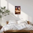 thumbnail image 3 of ZHONGYUTONG Nativity Canvas Wall Art Vintage Jesus Pictures Baby Jesus with Lamb Painting Nativity Scene Print for Bedroom Decor Framed (16.00" x 24.00"), 3 of 5