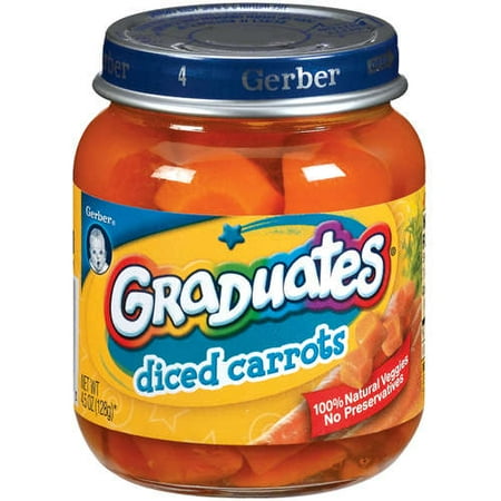 Gerber Gerber Graduates Diced Carrots, 4.5 oz