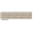 thumbnail image 3 of Ambesonne Skeleton Fabric by the Yard Upholstery, Grunge Sugar Skulls, 2 Yards, Beige Dark Taupe Grey, 3 of 5