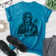 thumbnail image 2 of I'll Be Bach T-shirt, Unisex Women's Men's Johann Sebastian Composer Classical Music 80s Action Movie, Heather Blue, XX-Large, 2 of 6