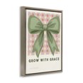 thumbnail image 3 of Stupell Industries Grow With Grace Ribbon Brown Framed Floater Canvas Wall Art, design by Courtney Haley, 31 x 25, 3 of 9