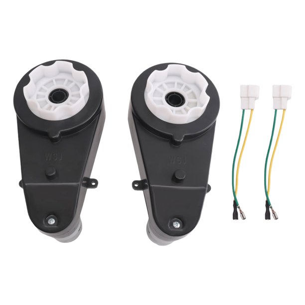 2 Piezas para Niños Que Viajan en el Automóvil Caja de Cambios 550 Motor 12 V Eléctrico 40000 RPM con CC RS550 Alta Velocidad Combinación