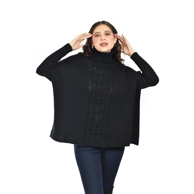 Sueter de cuello alto Roman Fashion /Juvenil, 4010 (Negro) negro M