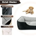 thumbnail image 2 of Seasonwood Dog Beds for Large Dogs Washable Pet Bed Comfortable Warming Rectangle Bed for Small Medium and Large Dogs, 2 of 6