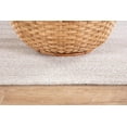 thumbnail image 3 of CAMILSON Herringbone Non Shedding Easy-Cleaning Indoor Outdoor Easy Jute Rug Bone 2x3, 3 of 8