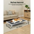 thumbnail image 4 of Elevated Dog Bed for Large Dogs 42x30 in Portable Raised Pet Cot with Breathable Teslin Mesh and Aluminum Frame, Indoor Outdoor Cooling Pet Bed for Medium and Large Breeds up to 88 lbs, 4 of 11