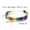 Rainbow Bracelet#3, variant on Hot Gay Pride LGBT Rainbow Unisex Handmade Bracelet Lesbian Bisexual Rope Gifts-Rainbow Bracelet#4