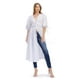 thumbnail image 1 of Blusa larga con abertura Roman Fashion /Juvenil, 6564 (Blanco) blanco CH, 1 of 4