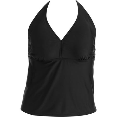 Catalina - Womens Plus-Size Halter Tankini Swimsuit Top - Walmart.com