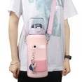 Half Gallon Water Bottle Sleeve with Shoulder Strap,2 Pockets