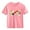 Pink, variant on Girl Graphic Shirts Tops Girls Short T-Shirts Sleeve Cotton Pullover Red Size 4 Years