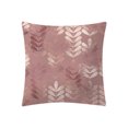 thumbnail image 1 of RYRDWP Gold Rose Pink Cushion Cover Square, 1 of 1