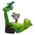 thumbnail image 1 of Figuras en miniatura de rana de patas largas de resina, estatua de animal, decoración de escritorio, recuerdos Jugando a la rana, 1 of 9
