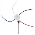 thumbnail image 2 of 1 Uds Interruptor de Luces Ventilador Techo ZingEar ZE-208S E89885 3 Velocidades 4 Cables Cadena TraccióN, Ventilador, Bronce, 2 of 5