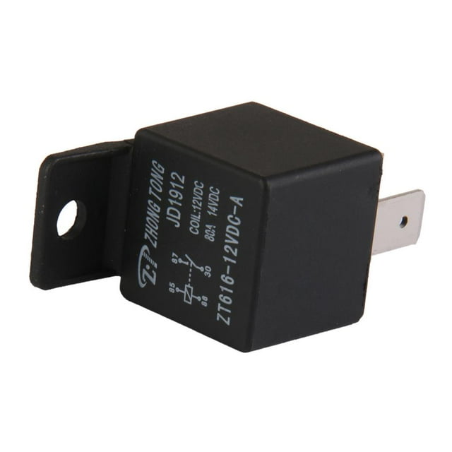 1 de 4 Polos de 12 V 80 a, Repuesto de Reparación Los Vehículos, Negro