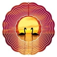thumbnail image 1 of Next Innovations 101408001-SUNSETSWAN 10 in. Sunset Swan Wind Spinner Yard Decor, 1 of 1