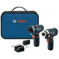 thumbnail image 1 of Restored Bosch CLPK27-120-RT 12V Max Cordless Lithium-Ion Drill Driver and Impact Driver Combo Kit (Refurbished), 1 of 3