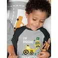 thumbnail image 3 of Tstars Boys Unisex I'm Digging Shamrocks Kids St Patricks Day Shamrock Shirts Gift for Boys Irish Shirt Pride Proud Irish 3-4 Sleeve Baseball Jersey Toddler Shirt, 3 of 6
