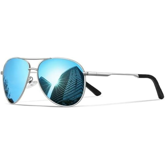 Sunglasses Men Polarized Aviator Sunglasses for Men Women Fishing Driving Sun glasses Metal Frame UV400 Protection