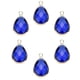 thumbnail image 3 of 6 piezas de accesorios de joyería para manualidades, collar con colgante de gota de agua de cristal, moda Azul Purpúreo, 3 of 3