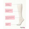 thumbnail image 3 of MeMoi  Pointelle Dot Knee High Socks - Girls - Female, 10, Winter White, 3 of 7