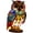 B, variant on CaiYueKe Handmade Stained Resin Owl Animal Table Lamp Vintage Bedside Lighting for Living Room Bedroom Reading Corner Decor Warm Light Nightstand Accent Lamp