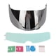 thumbnail image 1 of Motorcycle Helmet Visor 190 Horizontal View Thick Motorbike Helmet Visor Lens Replacement for AGV VISOR K5 S K3 SV Silver, 1 of 5
