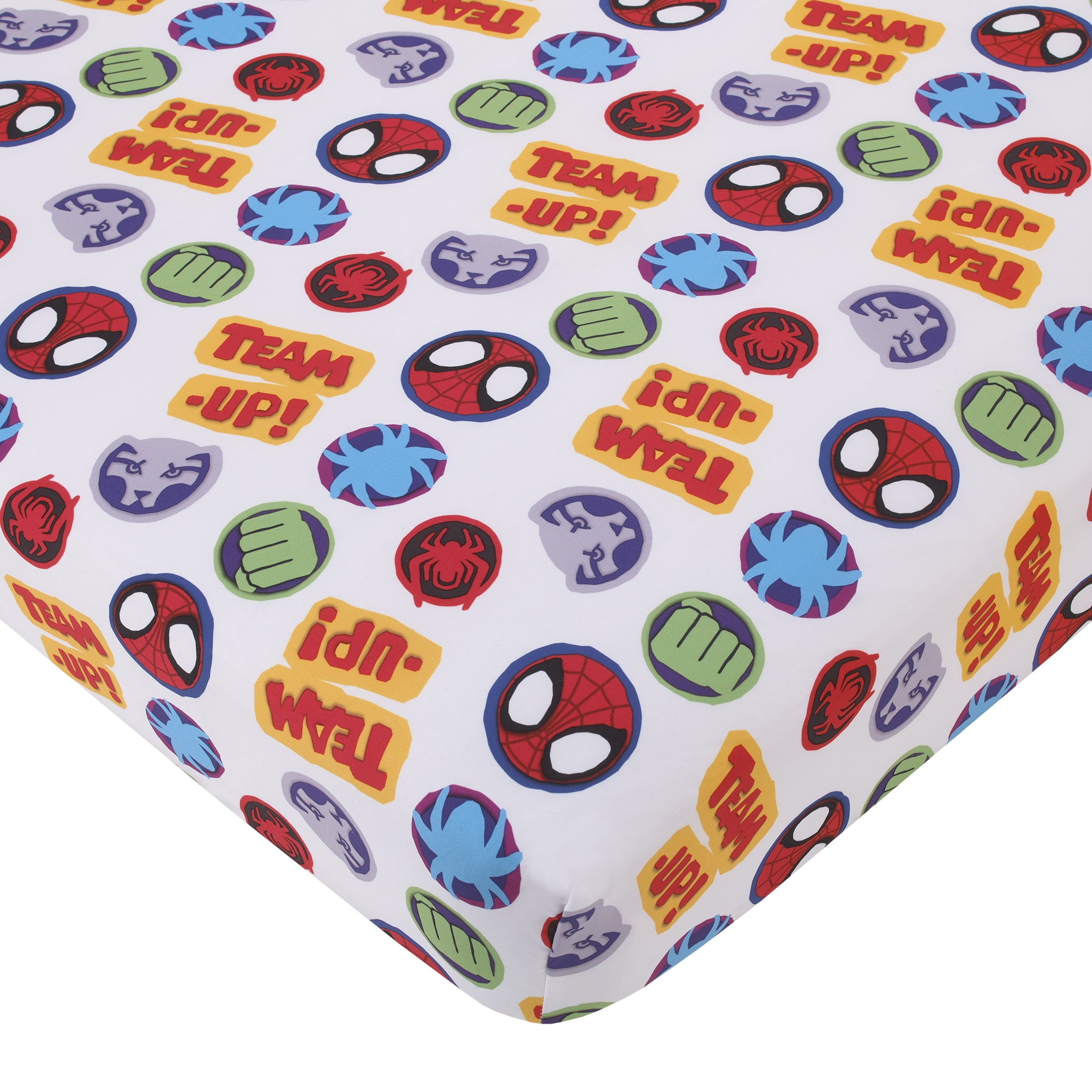 Marvel Spidey Let's Swing 2 Piece Toddler Sheet Set, Red, Blue, Sheet, Pillowcase