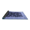 thumbnail image 2 of Ahgly Company Indoor Square Oriental Blue Industrial Area Rugs, 8' Square, 2 of 4