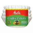 thumbnail image 1 of Melitta Junior Basket Coffee Filters 200-Count, White, 4-6 Cups (Pack of 3), 1 of 4