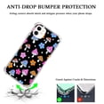 thumbnail image 3 of Hippie Mushroom Case Compatible with iPhone 11,Unique Trendy Design TPU Bumper Cover Case, 3 of 5