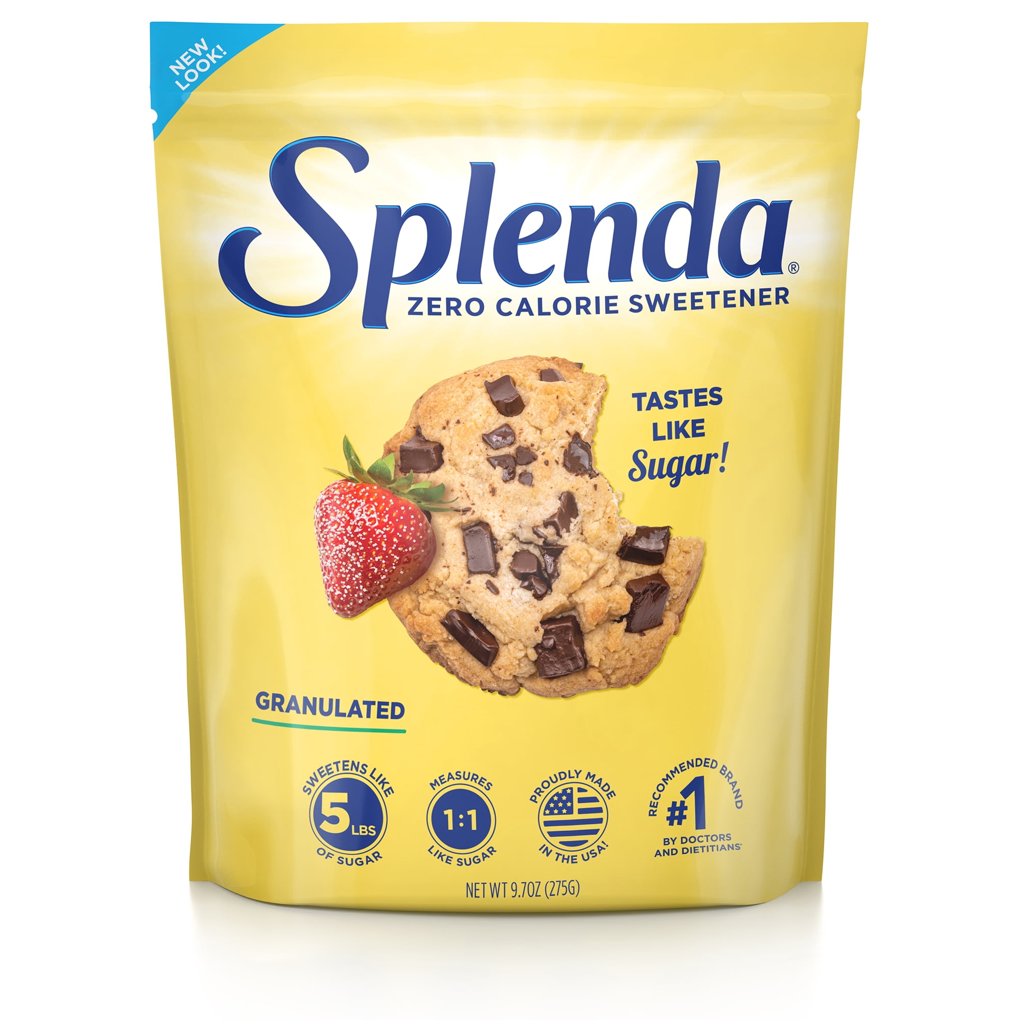 Splenda Zero Calorie Granulated Sweetener, 9.7 oz Resealable Pouch