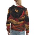 thumbnail image 7 of Kdxio Lunar Mountains Golden Rivers Print Womens Oversized Hoodies Sweatshirts Hooded Pullover Tops Sweaters Casual-XX-Large, 7 of 7