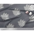 thumbnail image 3 of Soimoi Velvet Fabric Floral Block Printed Fabric 1 Yard 58 Inch Wide, 3 of 3